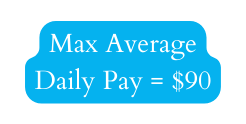 Max Average Daily Pay 90